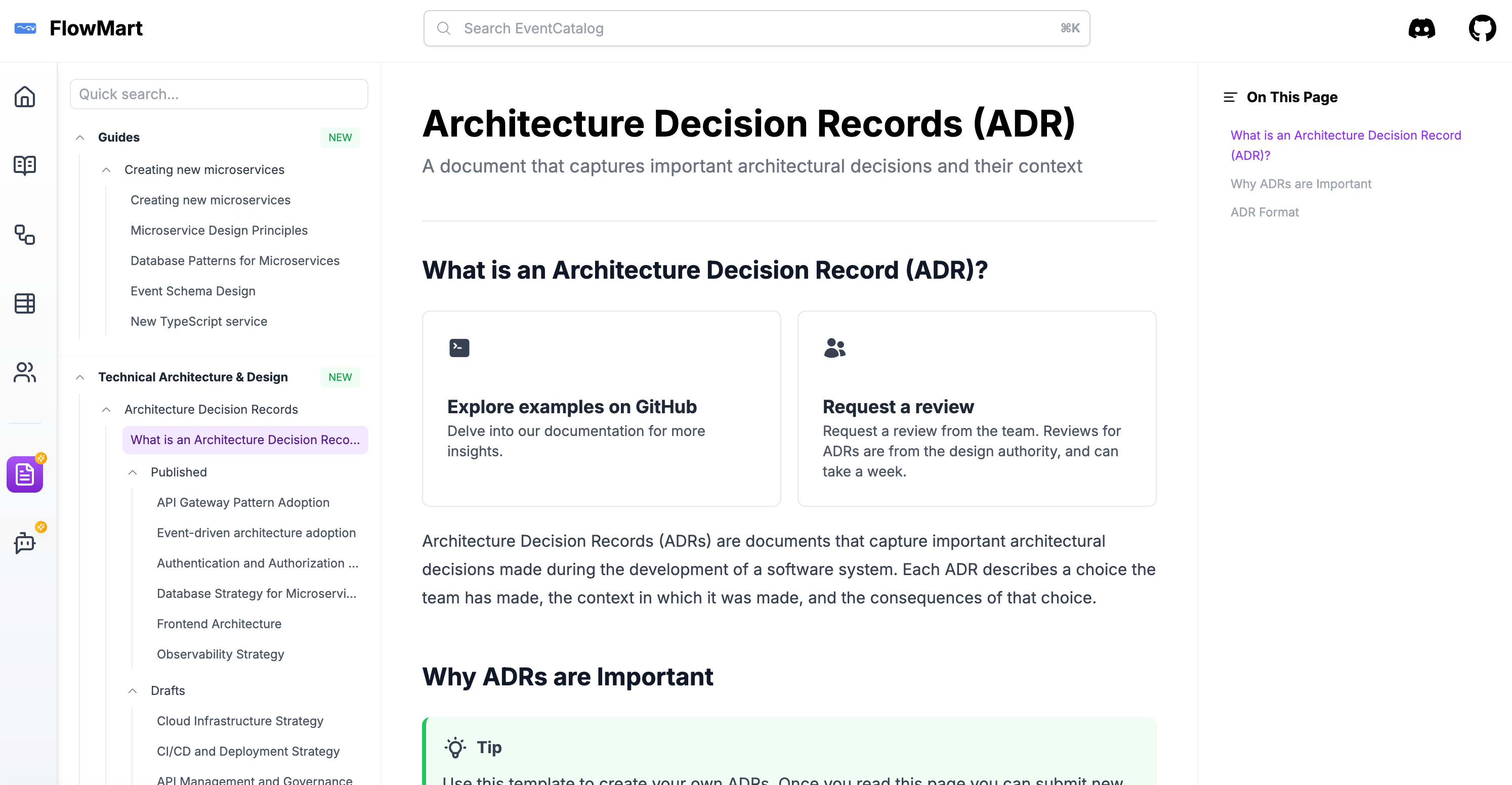 EventCatalog Custom Documentation